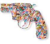 Adm - escultura de resina 'pistola'