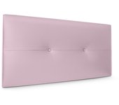 Dhome cabecero de polipiel con botones 110x50cm camas 105 - rosa