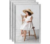 Vidaxl marcos de foto collage de mesa 3 uds plateado 21x29,7 cm
