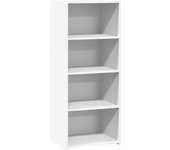 Aparador alto | aparador de comedor | armario de cocina madera de ingeniería blanco 50x41x124 cm cfw75744
