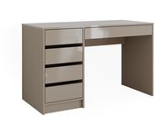 Vicco mesa de maquillaje sherry, gris alto brillo, 55 cm sin espejo
