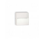 Ideal lux down - 1 lámpara de pared exterior blanca ip44, g9