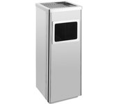 Cenicero para hotel cubo de basura 36 l acero inoxidable