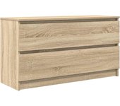 Mueble de tv | mueble de salón | mesa de tv madera de ingeniería roble sonoma 100x35x54 cm cfw17177