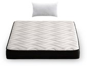 Pack 2 almohadas fibra hueca de 70-75 + colchón viscoelástico 140x190, altura 21 cm, baku