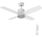 Ventilador de techo silencioso con luz led blanco 132cm | universalblue