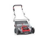 Escarificador-aireador inalámbrico 3 en 1 - 36v - acero inoxidable - depósito de 45l - ancho de corte 36cm - compatible con baterías bosch
