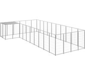 Perrera plateada 13,31 m2 acero