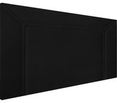 Cabecero tapizado milán | cabezal acolchado | tapizado en polipiel de alta gama | color negro | medida: 110x55x3cm (cama 105 cm)