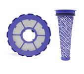Reemplazo de prefiltro y postfiltro dyson dc50