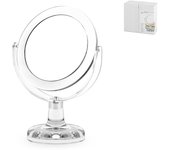Espejo de mesa acrílico, ø 13 cm, transparente h&h