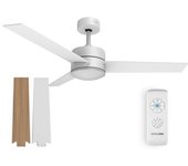 Ventilador de techo blanco luz led 118cm | universalblue
