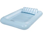 Flamingueo flotador gigante piscina tumbona hinchable pvc azul