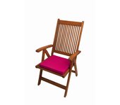 Cojines para sillas de jardín 40x40x4cm set de 6, cojín de asiento, cojines para sillones de jardín rosa, interior y exterior