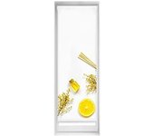 Estor estampado easyfix - estor sin herramientas tamaño 50x150 - estor sin taladro color citron | blindecor