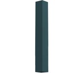 Lumicom | cube lámpara de techo, 1x gu10, max 33w, metal, azul mediterráneo, h60cm