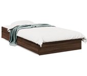 Maison exclusive - cama con cajones madera de ingeniería marrón roble 90x200 cm