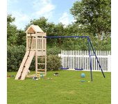 Maison exclusive - parque infantil de exterior madera maciza de pino
