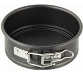 Zenker 7680 teglia apribile 12,5 cm x 4,5 cm special - mini, piccola teglia con fondo piatto in lamiera d'acciaio, tortiera rotonda con rivestimento a