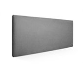 Cabecero liso tela cabecero de cama tapizado para camas de 90 y 105 (115 x 57 cm) tela gris sueños zzz