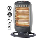 Estufa halógena et-eh1206 - 3 ajustes de temperatura y oscilación