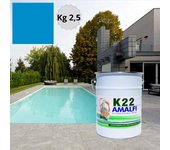 Jumbo swimming k22 esmalte para piscinas de hormigón a base de agua pintura para piscinas kg 2,5 (25 m²) azul marino ral 299c