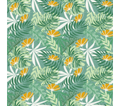 Papel pintado floral tropical