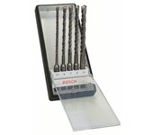Conjunto de línea robusta de taladro de martillo. sds-plus-5. de 5 partes