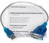 Adaptador usb a rs232 startech icusb232v2 gris
