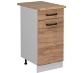Vicco mueble bajo de cocina r-line, roble dorado, 40 cm et roble