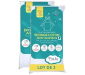 Juego de 2 protectores de colchón para bebé antiácaros - 70x140 cm - alese impermeable - lazo 100% algodón - absorbente - oeko tex