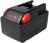 Vhbw batería recargable compatible con milwaukee v28 hx bohrhammer, v28 iw schlagschrauber herramientas eléctricas (4000 mah li-ion 28 v)