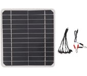Cargador de batería para coche con panel solar de 10 w y 12 v, ligero, portátil, ahorrador de energía, protección del medio ambiente, para acam