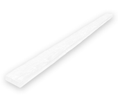 Viga imitación madera 16cm de ancho x 5cm de alto x 3m de largo color blanco decorativa de poliuretano vu0011d-b