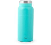 H&h botella térmica inox 18/10 azul lt 0,35