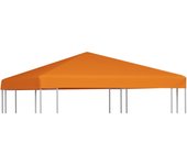 Lona superior para cenador 310 g/m2 3 x 3 m naranja