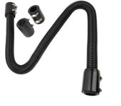 Kit de manguera de agua refrigerante flexible para radiador de 48 pulgadas, manguera de disipación de calor de acero inoxidable resistente al calor