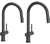 2pcs cecipa max grifo mezclador de cocina con grifo de cocina con rociador extraíble con 2 tipos de rociador de agua grifo de fregadero giratorio de 3