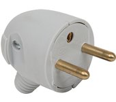 Enchufe eléctrico hembra 2 polos + tierra, 16 a, debflex