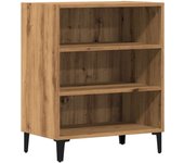 Aparador | aparador de comedor | armario de cocina de madera de ingeniería roble artisan 57x35x75 cm cfw36241