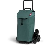 Carrito de la compra gimi de tres ruedas - color verde