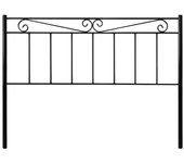 Cabecero de forja mod.58 | camas de matrimonio y juvenil | fabricado en españa | color negro | cama de 105 cm.