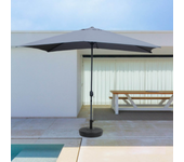 Spezia sombrilla rectangulare 2.93 x 1.93 m gris