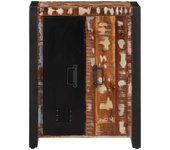 Aparador | aparador de comedor | armario de cocina madera maciza reciclada multicolor 55x35x70 cm cfw16101