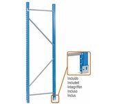 Bastidor stitan desmontado 1800x600 azul - 40511806022 - simon rack