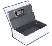 Caja fuerte de acero con forma de libro, clásica, con cerradura secreta, tipo libro, caja de almacenamiento para el ho