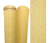 Canisse de pvc, pantalla de jardín, piscinas, valla de pvc resistente a los rayos uv, bambú 90 x 700cm