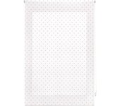 Estor enrollable premium - estor enrollable tamaño 110x180 - estor premium color blanco con motas rosas | blindecor