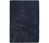 Alfombra de salón | alfombra de pelo largo navarra azul marino 200x290 cm poliéster cfw77955
