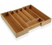 Organizador para cubiertos versa bambú (5 x 25,4 x 35,5 cm)